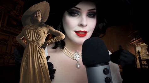 Resident Evil Village Cosplayer Does Asmr In Full Lady Dimitrescu