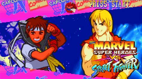Sunburned Sakura Ken Marvel Super Heroes Vs Street