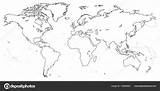 Nero Mappa Contorno Contour Lege Mundi Worldmap Cov Branco sketch template