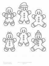 Gingerbread Man Drawing Template Coloring Christmas Line Cutout Men Printable Cookies Cutouts Crafts Lesson Plan Decorations House Pages Book Paper sketch template