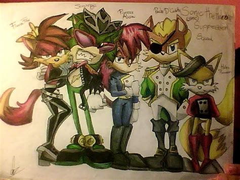 Sonic The Hedgehog Comic Suppression Squad By Cncheckit Deviantart