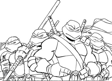 ninja turtles  coloring pages  getcoloringscom  printable