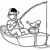 Boat Fishing Coloring Pages Bass Little Color Drawing Motor Rod Kids Printable Kidsplaycolor Boats Getcolorings Colorin Print Online Getdrawings sketch template