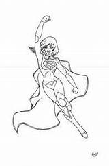 Coloring Pages Kids Superhero Board Flying Supergirl Sexy Printable Colouring Female Color Adults Choose Sheets Girls Hero sketch template
