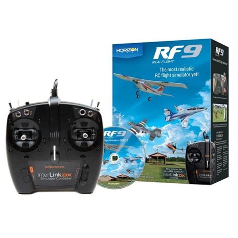 great planes realflight rf flight simulator  spektrum controller mode    switchable