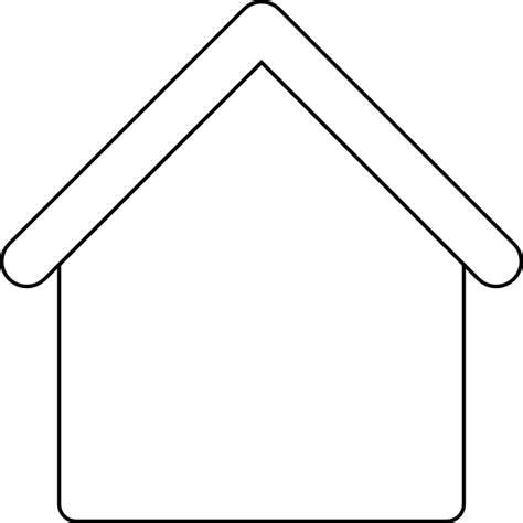 house outline template  clipart images clipart  clipart