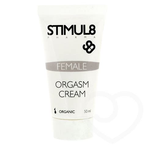 Stimul8 Organic Orgasm Arousal Cream 50ml Better Female Orgasms