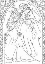 Adulte Romantique Artherapie Gothique Favoreads Collected Coloringideas sketch template