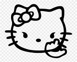 Kitty Hello Coloring Pages Clipart Cartoon Pinclipart Report Clipartkey sketch template