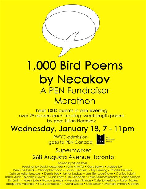 bloggamooga  bird poems  necakov   fundraiser marathon
