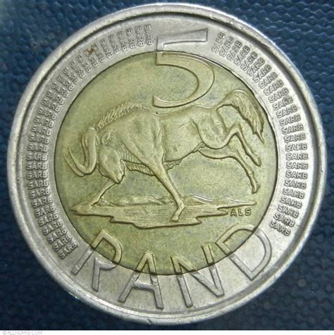 rand  republic  present south africa coin