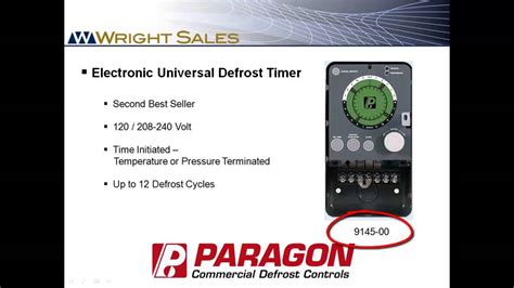 paragon   defrost timer wiring diagram