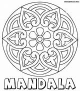 Mandala Intricate Coloringway Colorings sketch template