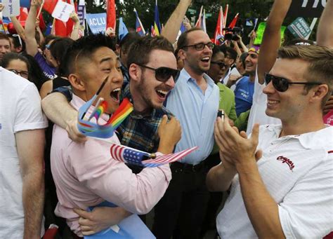 supporters celebrate supreme court approval of gay marriage news telesur english