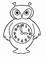 Coloring Pages Clock Daylight Savings Time sketch template