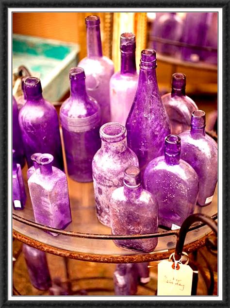 Purple Glass Purple Bottle Purple Glass Vintage Bottles