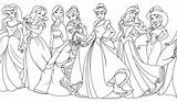 Coloring Princess Disney Pages Colouring Drawing Princesses Together Print Pretty Princes Printable Color Drawings Kids Getdrawings Getcolorings Colorings Cartoon Paintingvalley sketch template