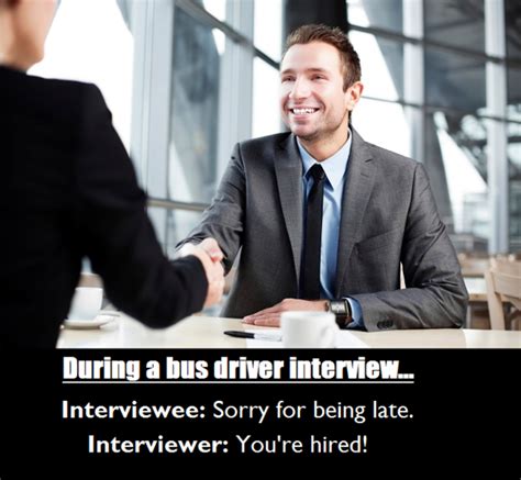 Bus Driver Interview Meme Guy