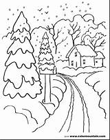 Coloring Landscape Pages Winter Printable Adults Wonderland Landscapes Print Printables Pretty Christmas Drawing Getdrawings Getcolorings Colorings Looking Stylist Color Detailed sketch template