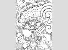 Eye Want To Be Colored Adult Coloring Page by PersoNatalieArt