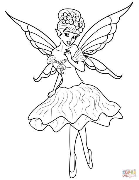 fairy coloring pages  girls  getcoloringscom  printable