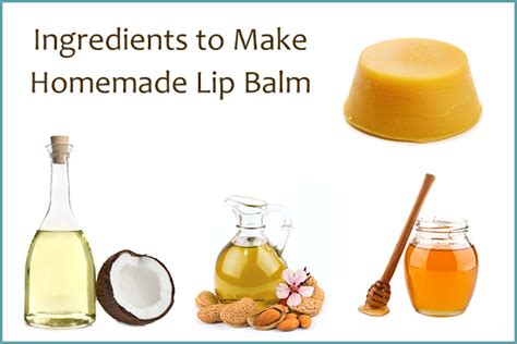 homemade lip balm   natural ingredients