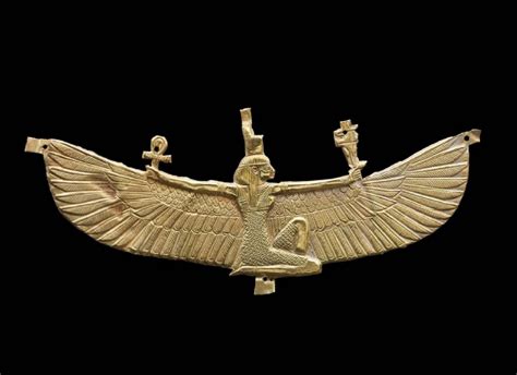 Golden Winged Isis Ancient Nubia Matthews Island