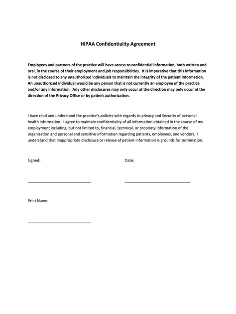 printable hipaa privacy policy template complete  ease airslate