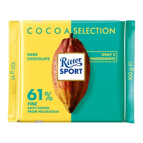 ritter sport dark chocolate  fine cocoa  branded household  brand   home