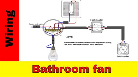 bathroom light  fan wiring diagram  bathroom