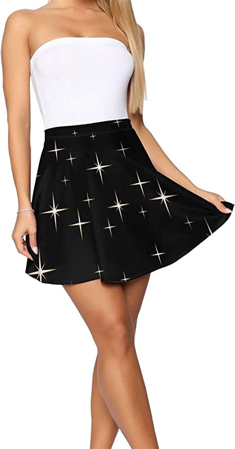N A Women High Waist Mini Skirt 80s Style Short Skirts