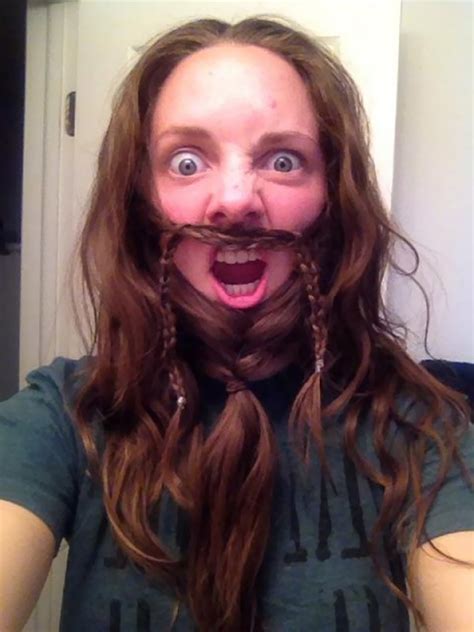 cute girls with beards 20 pics therackup