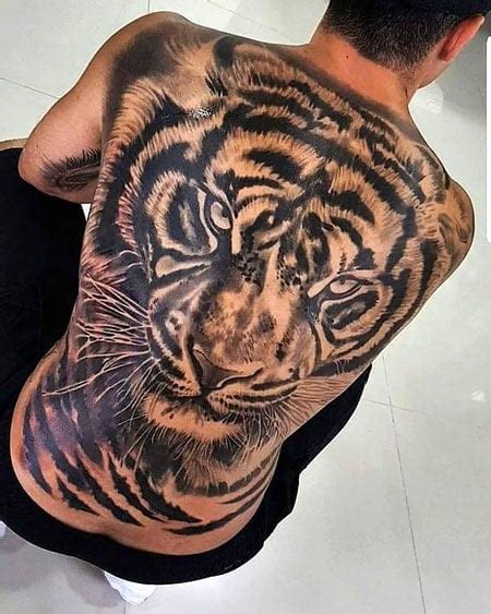 Discover 89 About Tiger Back Tattoo Unmissable In Daotaonec