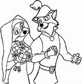 Robin Hood Coloring Pages Disney Wedding Color Getdrawings sketch template