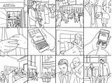 Storyboard Story Draw Any Fiverr Screen sketch template