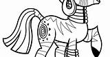 Zecora Pages Coloring Pony Little sketch template