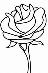 Roses Printable Pages Colouring Rose Coloring Color Child sketch template