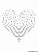 Ausmalbilder Herz Ausdrucken Malvorlage Herzen Malvorlagen Jahren Drucken Mädchen Maedchen Mandalas Spiegelbilder Hegne Konrad sketch template
