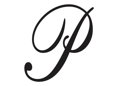 draw  letter p  cursive stencil letters cursive stencil
