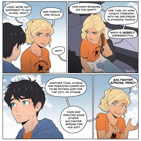 benteja pjo bookrivalry bonus comic  blood  olympus ohoho