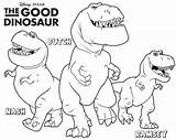 Coloring Dinosaur Good Butch Ramsey Nash Pages Arlo sketch template