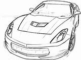 Corvette Coloring Pages Car Stingray Mclaren Drawing Z06 Chevrolet I8 Bmw C7 Dibujos Colorear Chevy Printable Drawings Pascual Coches Getdrawings sketch template