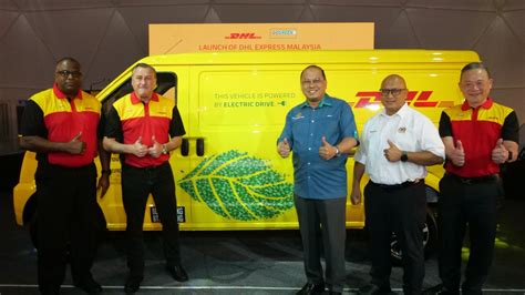 dhl express  st logistics provider  malaysia   electric vehicles   minute