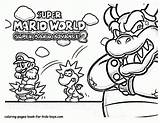 Coloring Mario 3d Pages Super Land Popular sketch template