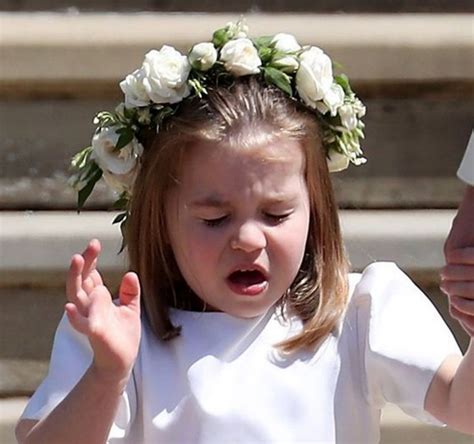 princess charlotte attends  wedding  prince harry  meghan