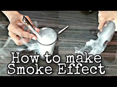 easy science experiment    smoke effect  hindi    cold smoke effect