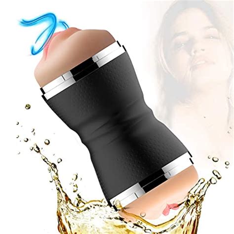 Tuufuy 3d Realistic Texture Handheld 2 In 1 Male Masturbators Cup Sex