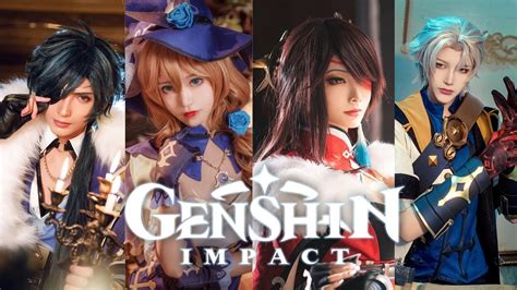 genshin impact cosplay compilation part  youtube