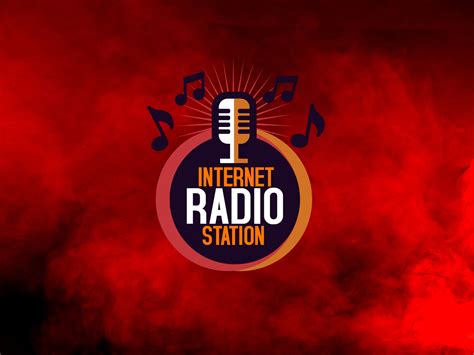 internet radio station logo  ahmed musab  dribbble