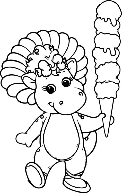 barney coloring pages printable  coloring